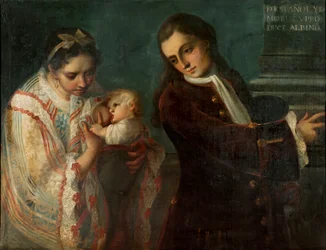 Spaniard and Morisca Produce an Albino, c.1715